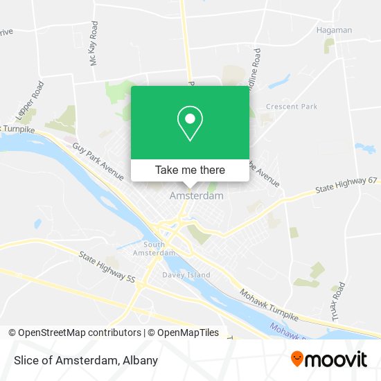 Slice of Amsterdam map