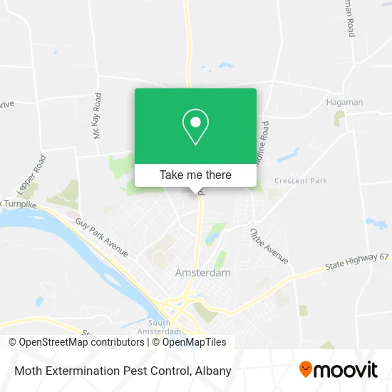Moth Extermination Pest Control map