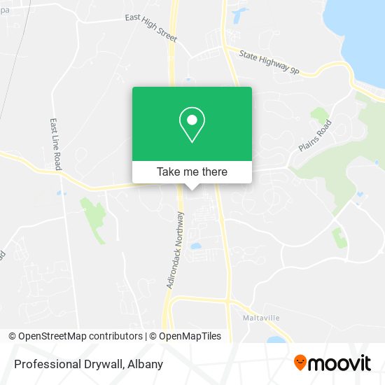 Professional Drywall map