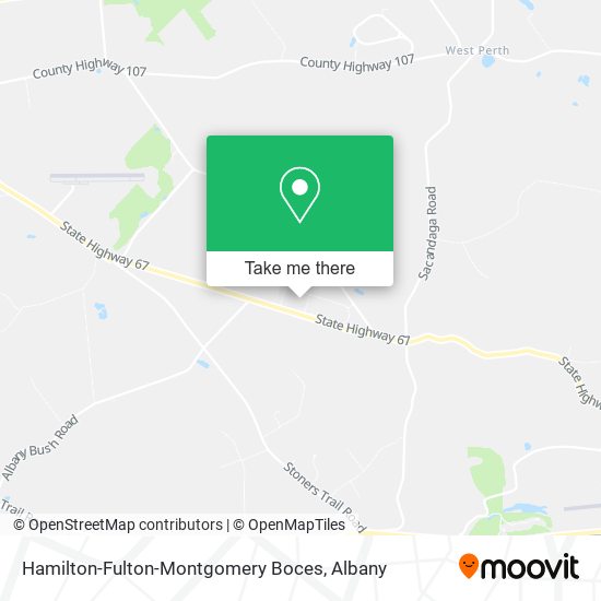 Hamilton-Fulton-Montgomery Boces map