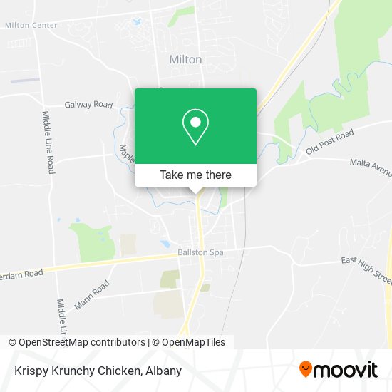 Krispy Krunchy Chicken map