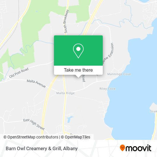 Barn Owl Creamery & Grill map