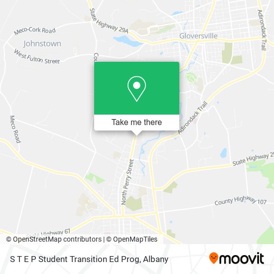 Mapa de S T E P Student Transition Ed Prog