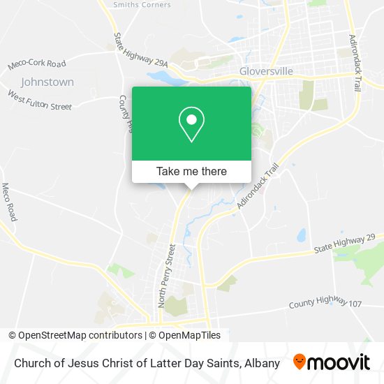 Mapa de Church of Jesus Christ of Latter Day Saints