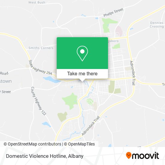 Domestic Violence Hotline map