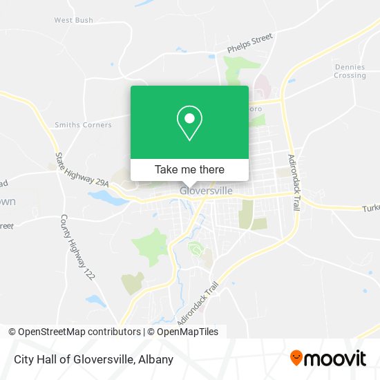 City Hall of Gloversville map
