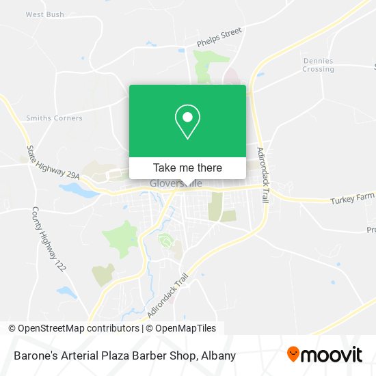 Mapa de Barone's Arterial Plaza Barber Shop