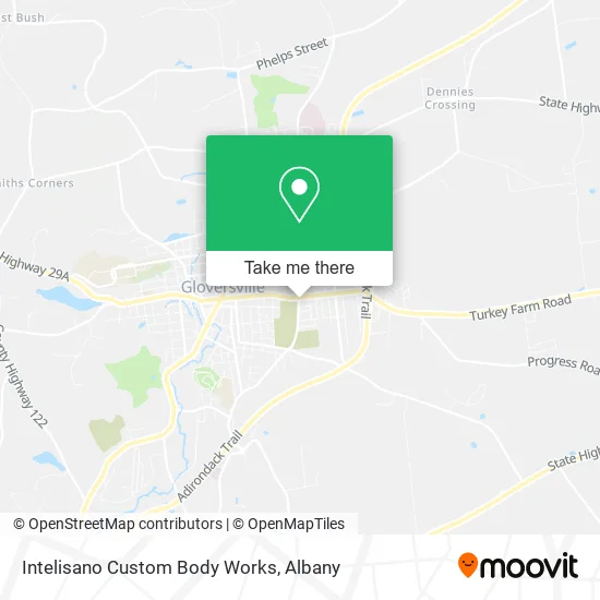 Intelisano Custom Body Works map