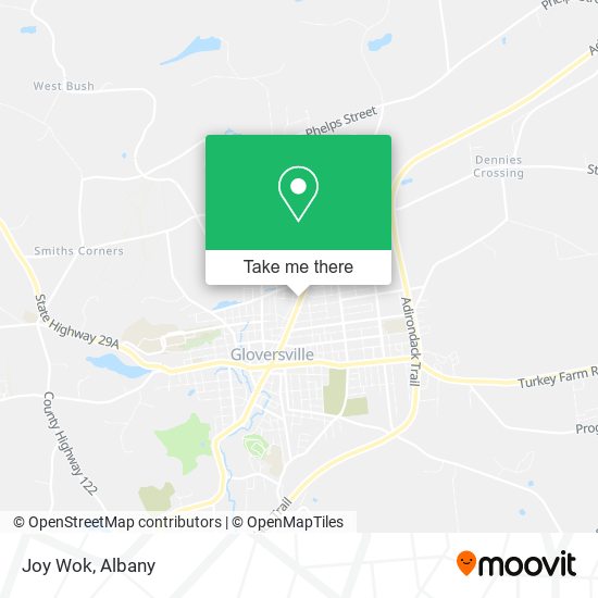 Joy Wok map