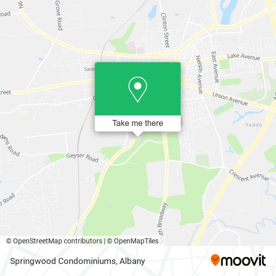 Springwood Condominiums map