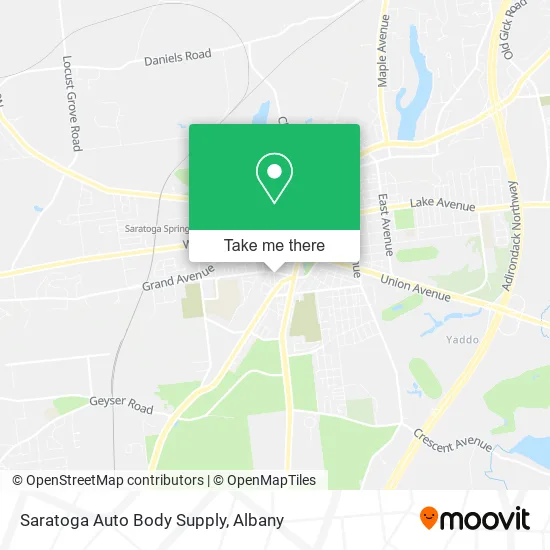 Mapa de Saratoga Auto Body Supply
