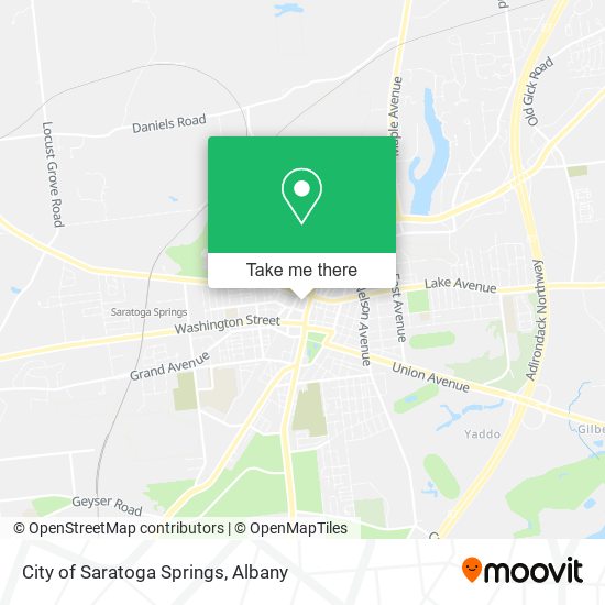 City of Saratoga Springs map