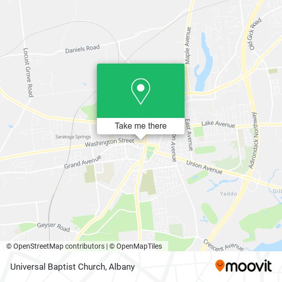 Mapa de Universal Baptist Church