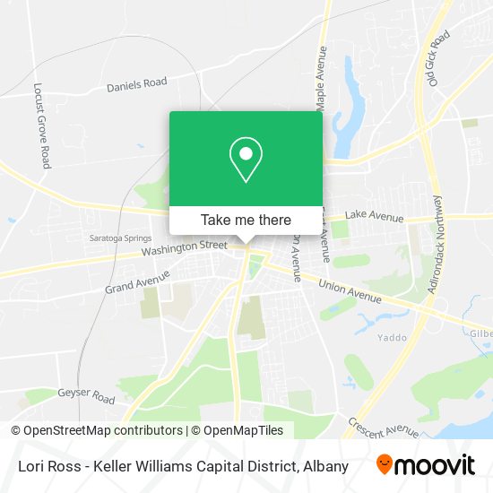 Lori Ross - Keller Williams Capital District map