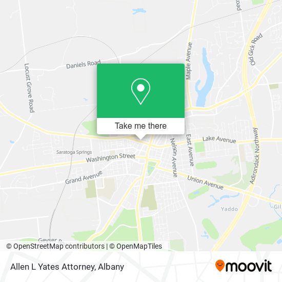 Mapa de Allen L Yates Attorney