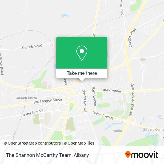 The Shannon McCarthy Team map