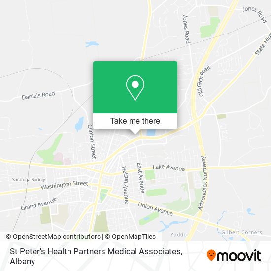 Mapa de St Peter's Health Partners Medical Associates