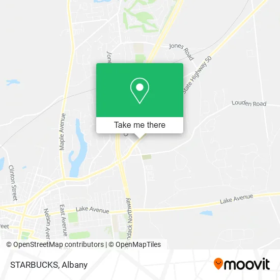STARBUCKS map