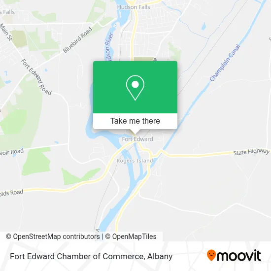 Fort Edward Chamber of Commerce map