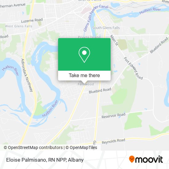 Eloise Palmisano, RN NPP map