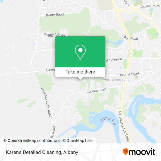 Karen's Detailed Cleaning map