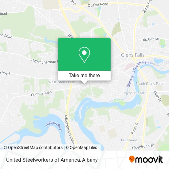 United Steelworkers of America map