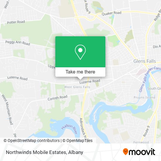 Northwinds Mobile Estates map