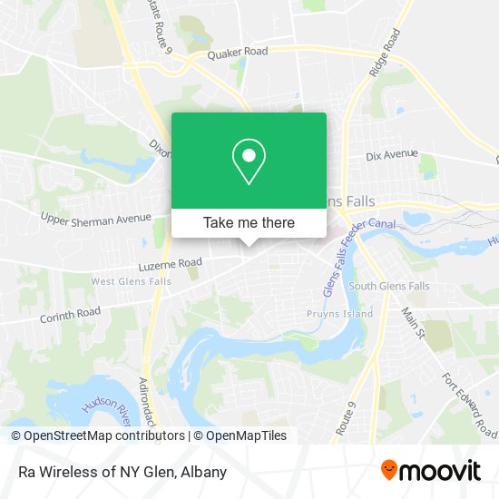 Ra Wireless of NY Glen map