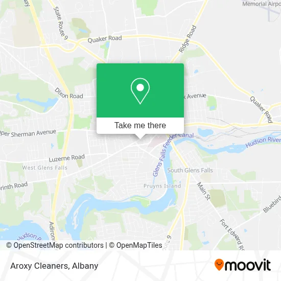 Aroxy Cleaners map