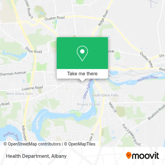 Health Department map