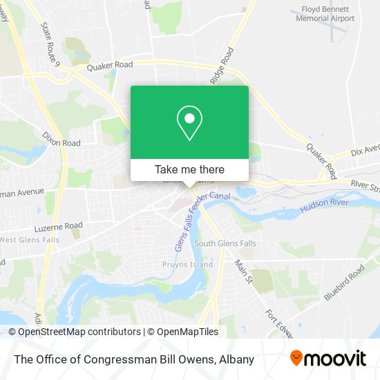 The Office of Congressman Bill Owens map