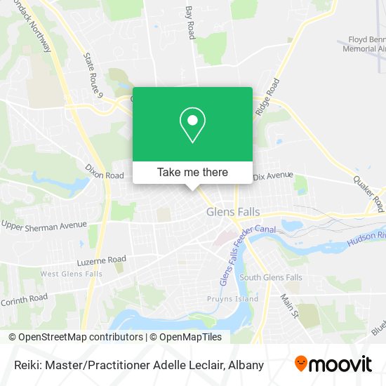 Reiki: Master / Practitioner Adelle Leclair map