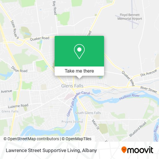 Mapa de Lawrence Street Supportive Living