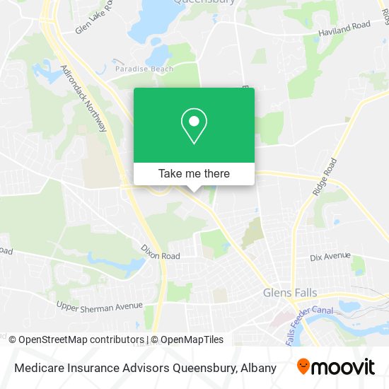 Mapa de Medicare Insurance Advisors Queensbury