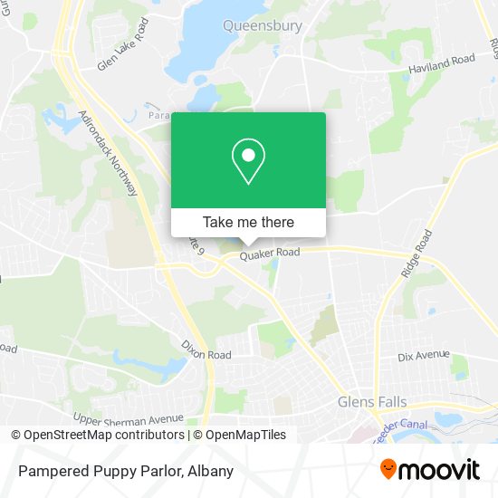 Pampered Puppy Parlor map