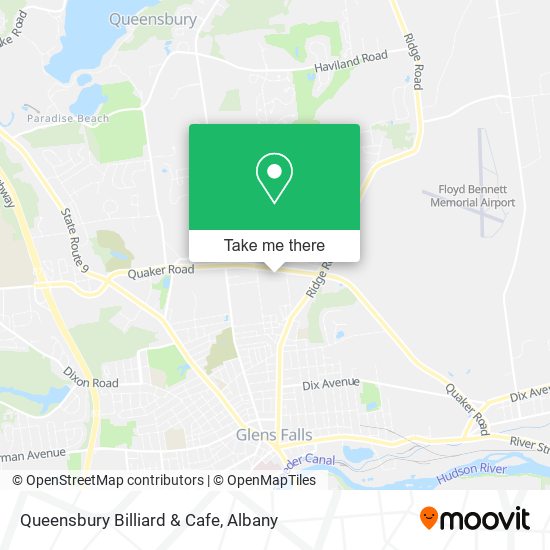 Queensbury Billiard & Cafe map