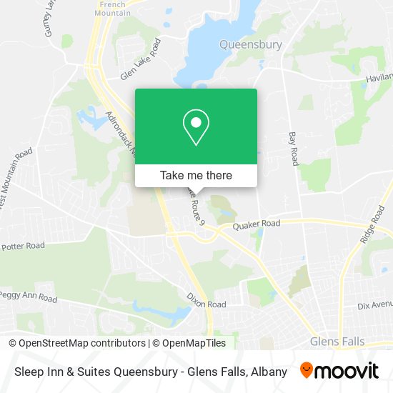 Mapa de Sleep Inn & Suites Queensbury - Glens Falls