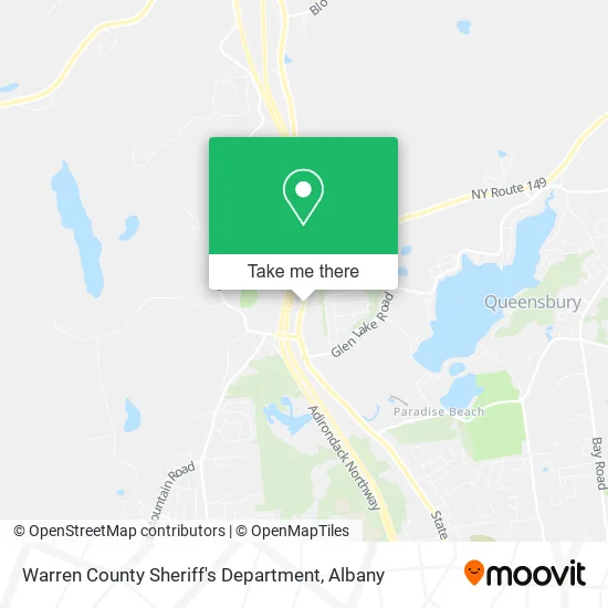 Warren County Sheriff's Department map