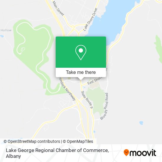 Lake George Regional Chamber of Commerce map