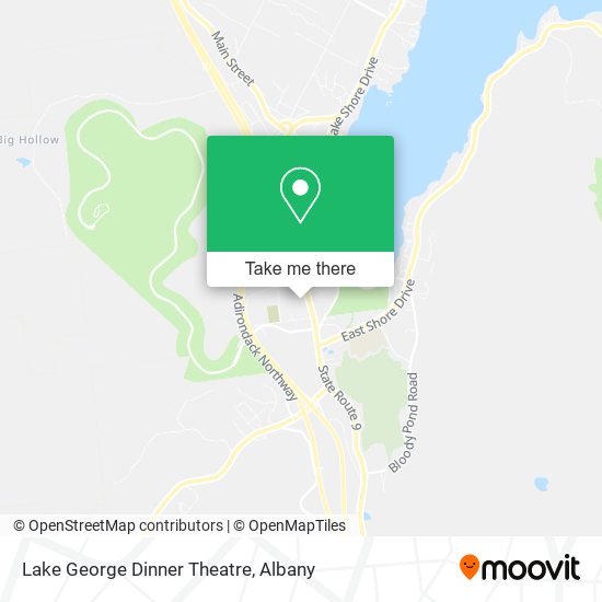 Mapa de Lake George Dinner Theatre