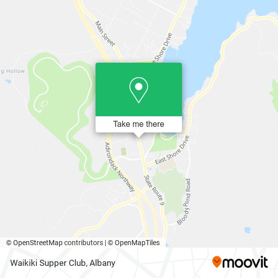 Waikiki Supper Club map