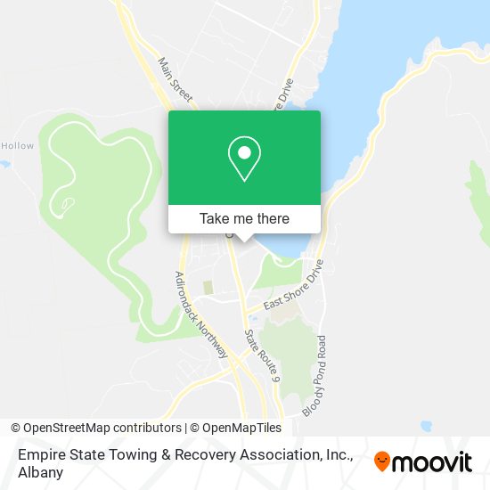 Empire State Towing & Recovery Association, Inc. map