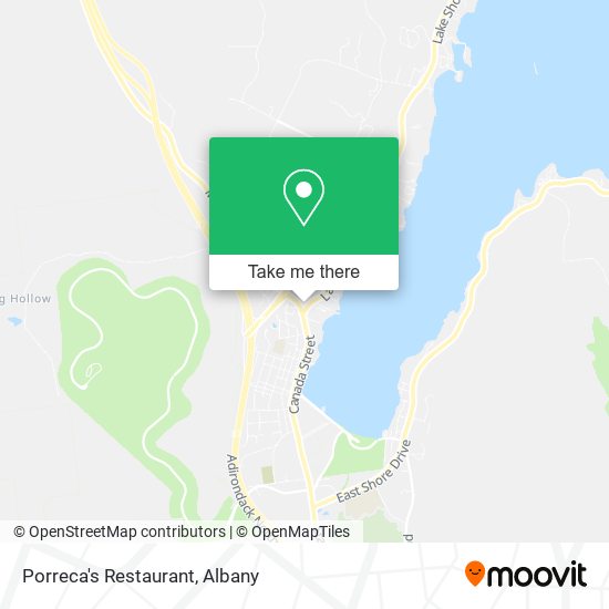 Porreca's Restaurant map