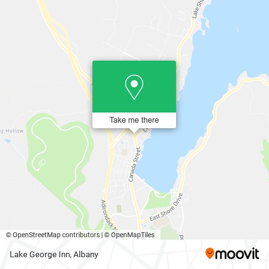 Mapa de Lake George Inn