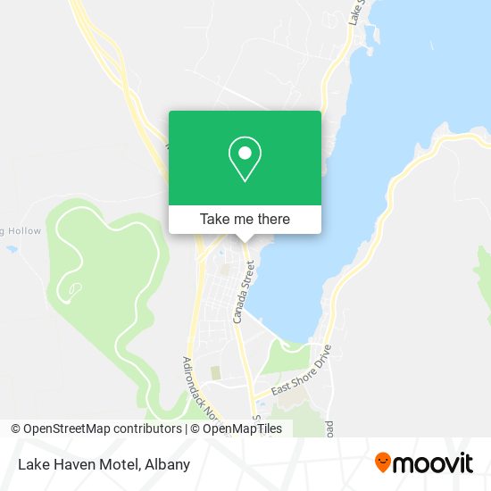 Mapa de Lake Haven Motel