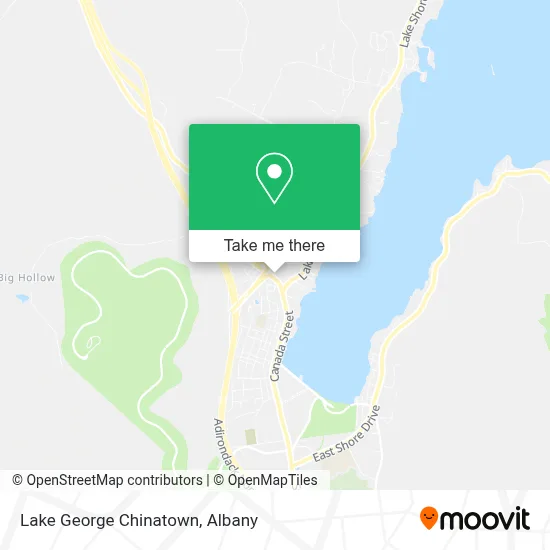 Lake George Chinatown map