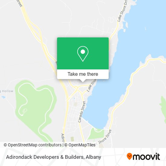 Adirondack Developers & Builders map
