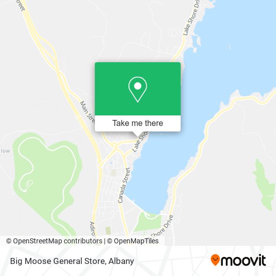 Big Moose General Store map