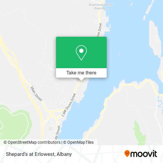 Shepard's at Erlowest map