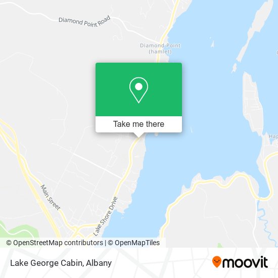 Mapa de Lake George Cabin